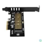 Kép 4/6 - AXAGON PCEM2-N PCIE NVME M.2 x4 M-Key slot adapter bővítőkártya