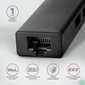 Kép 3/5 - AXAGON HMC-GL3A SuperSpeed USB-C hub + Gigabit LAN Black