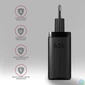 Kép 5/6 - AXAGON ACU-DPQ65 QC4 + USB-C PD Wall Charger Black töltő