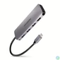 Kép 1/5 - AXAGON HMC-HCR3A SuperSpeed USB-C COMBO 5in1 hub Grey