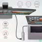 Kép 4/5 - AXAGON HMC-HCR3A SuperSpeed USB-C COMBO 5in1 hub Grey