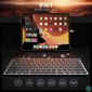 Kép 2/11 - AXAGON HMC-KB-US USB-C 5Gbps Keyboard 9in1 Hub Silver US billentyűzet