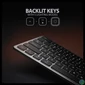 Kép 8/11 - AXAGON HMC-KB-US USB-C 5Gbps Keyboard 9in1 Hub Silver US billentyűzet