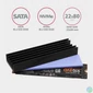 Kép 3/8 - AXAGON CLR-M2L10 Heatsink for M.2 SSD