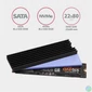 Kép 3/8 - AXAGON CLR-M2L6 Heatsink for M.2 SSD