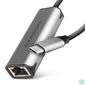 Kép 1/5 - AXAGON ADE-25RC SuperSpeed USB-C 2,5 Gigabit Ethernet hálókártya