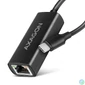 Kép 1/5 - AXAGON ADE-ARC USB-C Gigabit Ethernet Adapter Black hálókártya