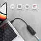 Kép 3/5 - AXAGON ADE-ARC USB-C Gigabit Ethernet Adapter Black hálókártya