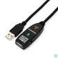 Kép 1/7 - AXAGON ADR-205 USB Repeater cable 5m Black kábel