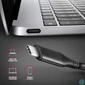 Kép 7/8 - AXAGON RVC-HI2M USB-C -> HDMI 2.0 adapter 4K/60Hz Aluminum 0,25m cable Black kábel