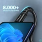 Kép 4/4 - AXAGON BUCM-CM15AB HQ USB-C <> USB-C Cable 1.5m Black kábel