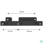 Kép 8/8 - AXAGON RHD-225 2x 2,5" > 3,5" Reduction mobilrack / beépítő keret