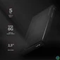 Kép 2/12 - AXAGON EE25-XA6 2,5" USB3.0 HDD SATA Aline Box Black mobilrack / beépítő keret