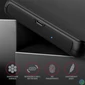 Kép 5/6 - AXAGON EE25-SLC SuperSpeed USB-C SLIDE box Black mobilrack / beépítő keret