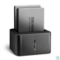 Kép 1/7 - AXAGON ADSA-D25 SuperSpeed USB Dual 2,5" SSD/HDD Mini Dock Black mobilrack / beépítő keret