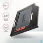 Kép 1/7 - AXAGON RSS-CD09 ODD – 2,5" SATA SSD/HDD Caddy 9,5mm Black mobilrack / beépítő keret