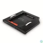 Kép 2/7 - AXAGON RSS-CD09 ODD – 2,5" SATA SSD/HDD Caddy 9,5mm Black mobilrack / beépítő keret