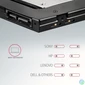 Kép 7/7 - AXAGON RSS-CD09 ODD – 2,5" SATA SSD/HDD Caddy 9,5mm Black mobilrack / beépítő keret
