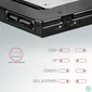 Kép 7/7 - AXAGON RSS-CD12 ODD – 2,5" SATA SSD/HDD Caddy 12,7mm Black mobilrack / beépítő keret