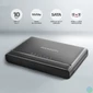 Kép 2/10 - AXAGON ADSA-CC USB-C 10Gbps M.2 NVMe + SATA SSD/HDD adapter mobilrack / beépítő keret