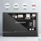 Kép 7/10 - AXAGON ADSA-CC USB-C 10Gbps M.2 NVMe + SATA SSD/HDD adapter mobilrack / beépítő keret
