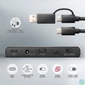 Kép 8/10 - AXAGON ADSA-CC USB-C 10Gbps M.2 NVMe + SATA SSD/HDD adapter mobilrack / beépítő keret