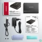 Kép 9/10 - AXAGON ADSA-CC USB-C 10Gbps M.2 NVMe + SATA SSD/HDD adapter mobilrack / beépítő keret