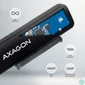 Kép 5/5 - AXAGON ADSA-FP2A USB-A 5Gbps SLIM adapter for 2,5" SSD/HDD mobilrack / beépítő keret