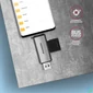 Kép 5/9 - AXAGON CRE-SAC SUPERSPEED USB-C+USB-A Card Reader Black kártyaolvasó