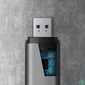 Kép 7/9 - AXAGON CRE-SAC SUPERSPEED USB-C+USB-A Card Reader Black kártyaolvasó