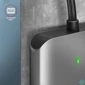 Kép 4/4 - AXAGON CRE-S3C SUPERSPEED USB-C UHS-II Card Reader Black kártyaolvasó