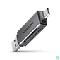 Kép 1/6 - AXAGON CRE-DAC SuperSpeed USB-C + USB-A Card Reader kártyaolvasó
