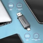 Kép 4/6 - AXAGON CRE-DAC SuperSpeed USB-C + USB-A Card Reader kártyaolvasó