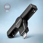 Kép 4/6 - AXAGON CRE-SMPC PocketReader USB-C Smart Card Reader Black kártyaolvasó