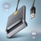 Kép 3/4 - AXAGON CRE-SM3T Smart Card/ID Card FlatReader kártyaolvasó