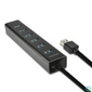 Kép 1/7 - AXAGON HUE-SA7BP USB3.0 Charging Hub Black usb hub