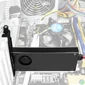 Kép 10/11 - AXAGON PCEM2-DC PCIe NVMe+SATA M.2 Adapter bővítőkártya