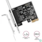 Kép 3/4 - AXAGON PCEA-P1N 1x parallel port adapter w. SP & LP bővítőkártya