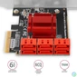Kép 4/4 - AXAGON PCES-SA6 PCIe controller 6x SATA 6G bővítőkártya