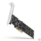 Kép 2/6 - AXAGON PCES-SA4M2 PCIe Controller 2x SATA 6G + 2x SATA M.2 bővítőkártya