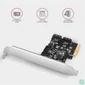 Kép 1/4 - AXAGON PCES-SA4X4 PCIe Controller 4x SATA 6G bővítőkártya