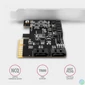 Kép 4/4 - AXAGON PCES-SA4X4 PCIe Controller 4x SATA 6G bővítőkártya