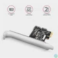 Kép 2/4 - AXAGON PCES-SJ2 PCIe vezérlő 2x SATA 6G bővítőkártya