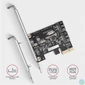 Kép 3/4 - AXAGON PCES-SJ2 PCIe vezérlő 2x SATA 6G bővítőkártya