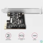 Kép 4/4 - AXAGON PCES-SJ2 PCIe vezérlő 2x SATA 6G bővítőkártya