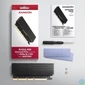 Kép 6/7 - AXAGON PCEM2-XS PCIe NVMe M.2 adapter bővítőkártya