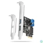 Kép 1/4 - AXAGON PCEU-232RS PCIe Controller 2x ext. + 2x int. USB 5Gbps bővítőkártya
