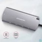 Kép 9/9 - AXAGON HMC-6M2 SuperSpeed USB-C Combo 6in1 Hub