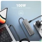 Kép 4/5 - AXAGON HMC-5H USB-C 5Gbps 5in1 hub Silver