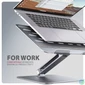 Kép 4/7 - AXAGON STND-LQ Aluminum HQ stand for laptop
